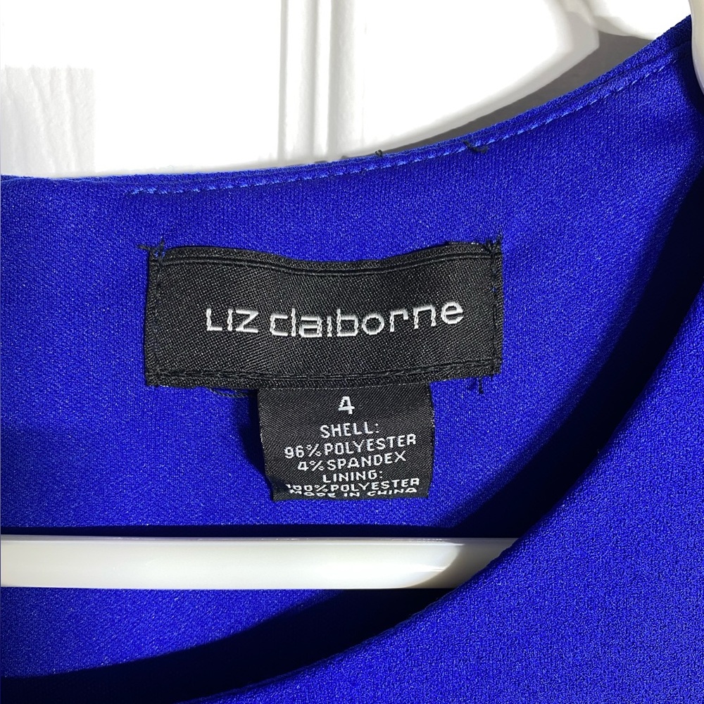 Royal Blue Ruffle/Apron Dress - Picture 3 of 3